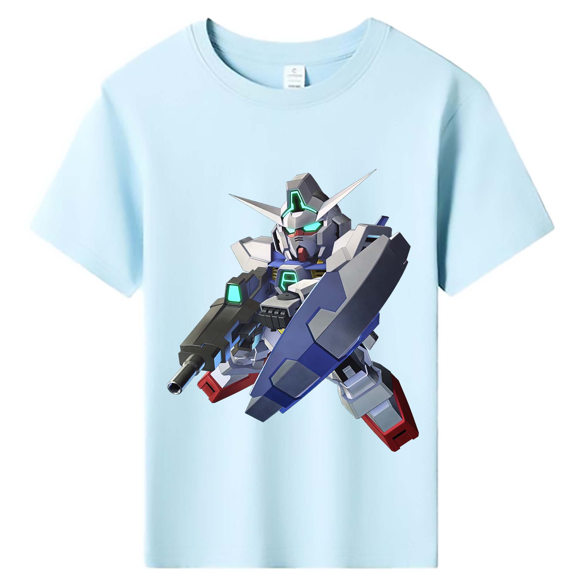 （画像用） 機動戦士ガンダム Mobile Suit Gundam 綿100％キッズTシャツ（フロントプリント）